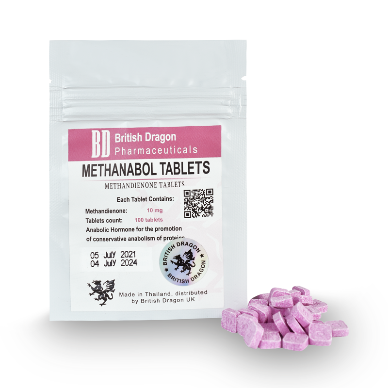 Venta Dianabol - Metandrostenolona - British Dragon - 100 Tabs - 10 mg