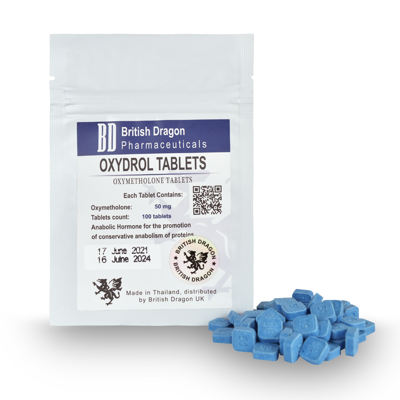 Oximetolona - Anapolon - British Dragon - 100 tabs - 50 mg