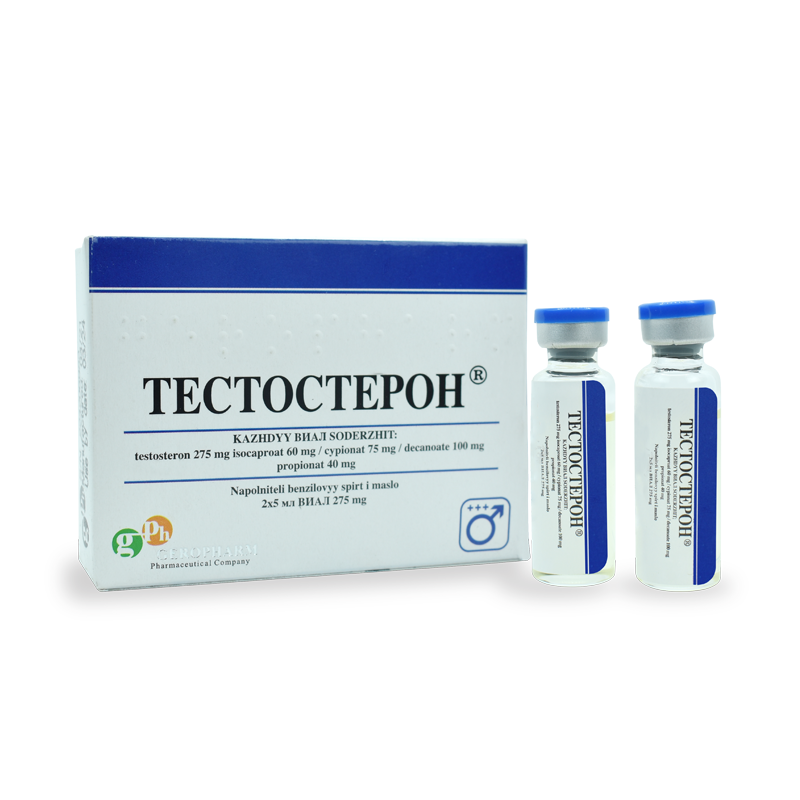 Sostenon - Testosterona - Gph Pharmaceuticals - 275 mg - 2x5 ml