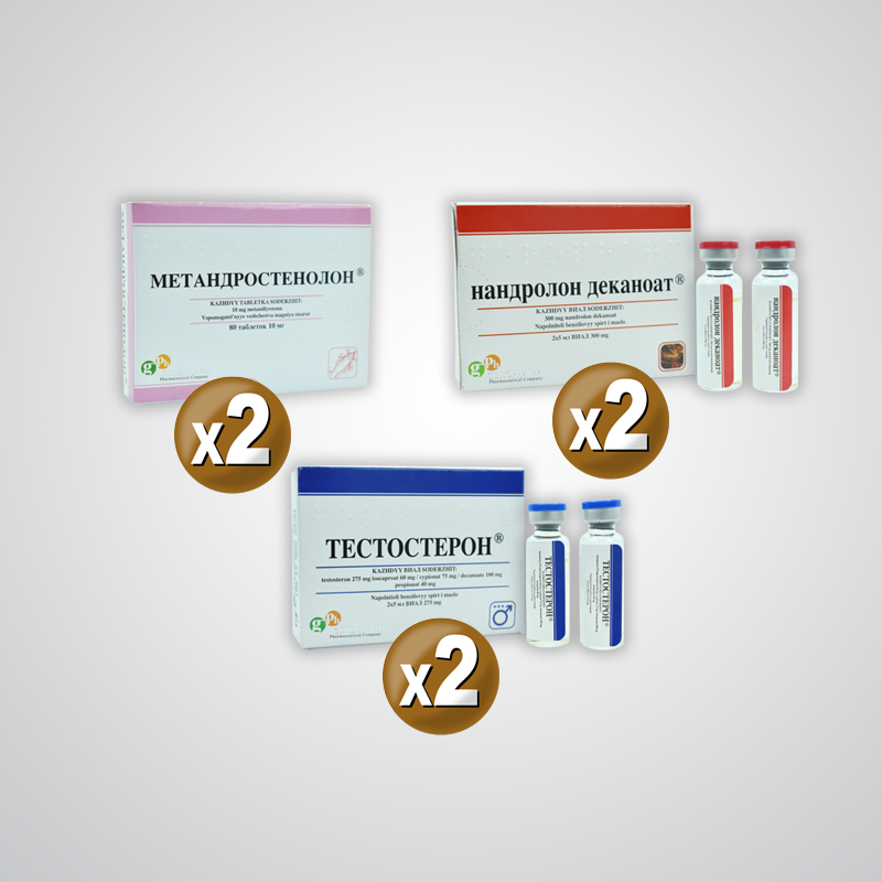 Ciclo de esteroides anabolicos - aumento de masa muscular - Gph pharmaceuticals