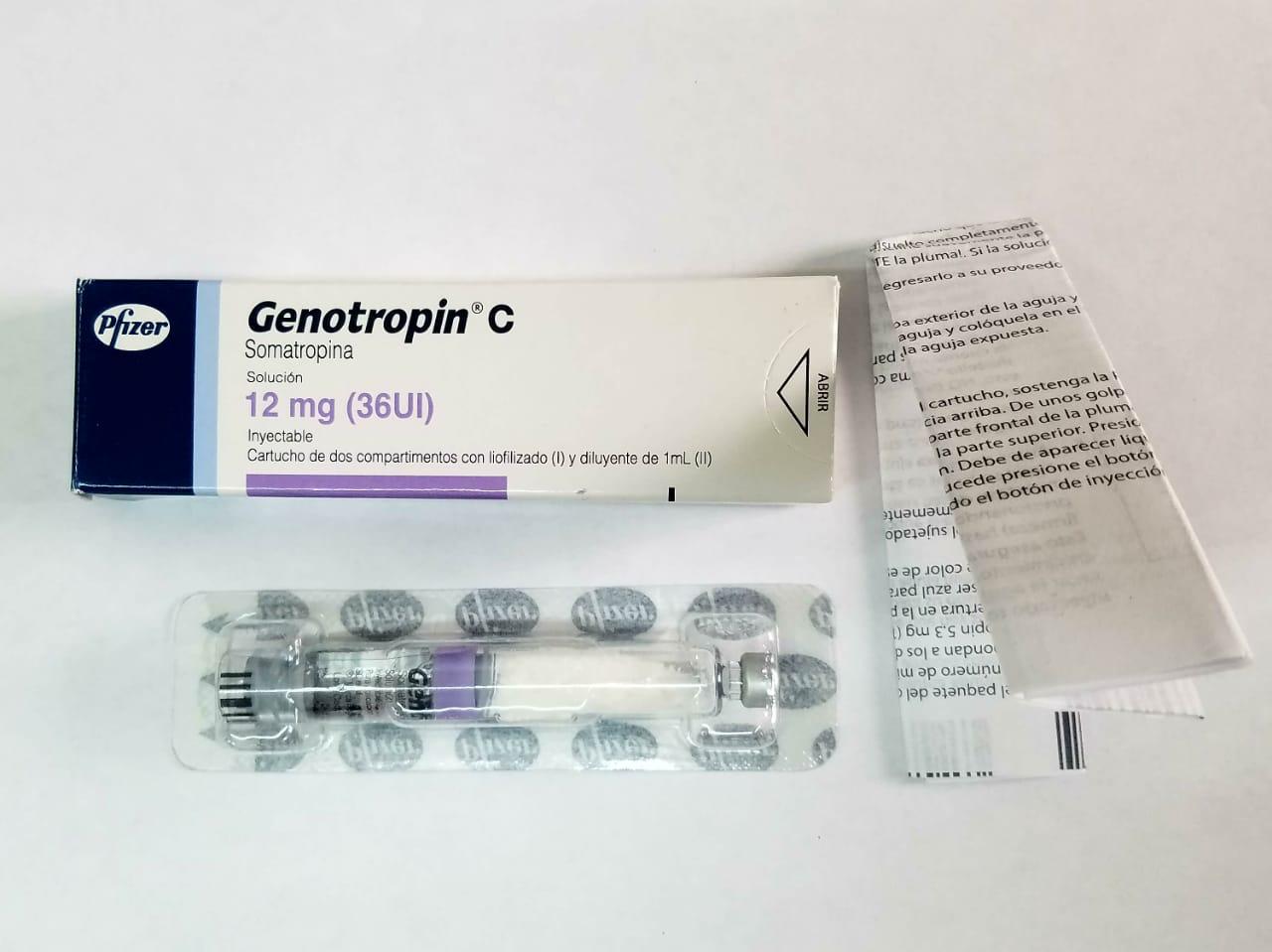 Genotropin c - 36 ui - Pfizer - Hormona de Crecimiento