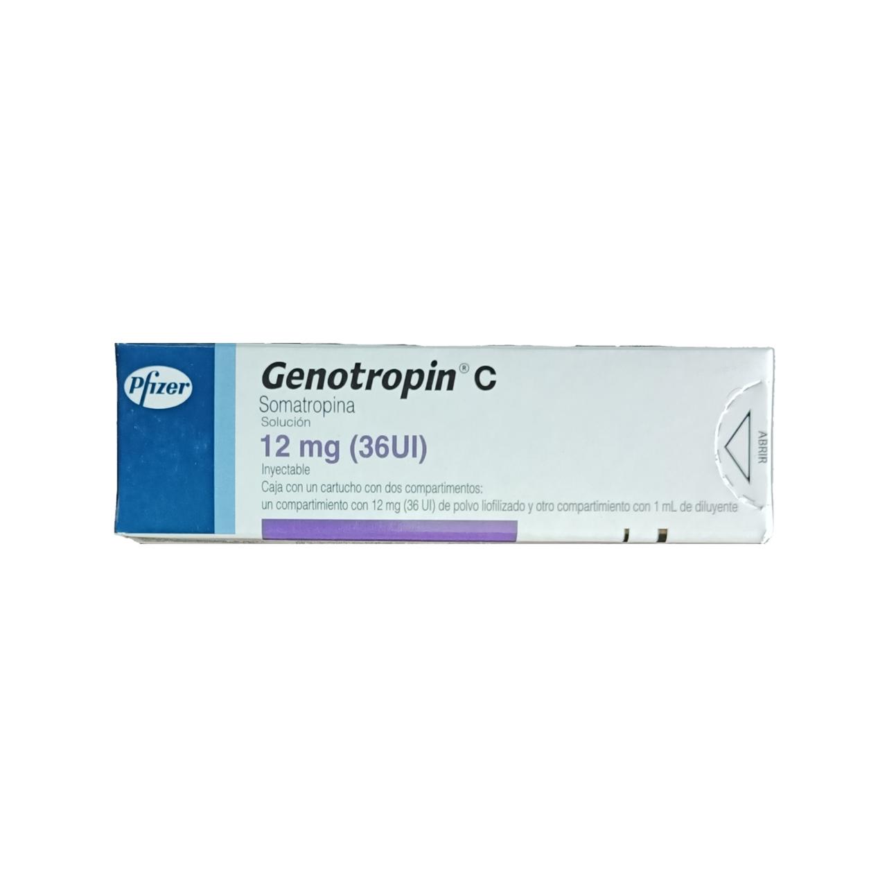 Genotropin c - 36 ui - Pfizer - Hormona de Crecimiento