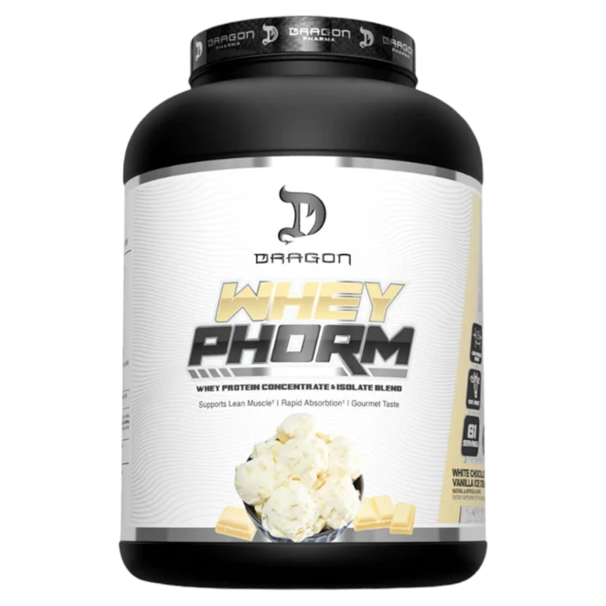 Dragon Pharma - Proteina - Whey Phorm - 5 lbs - 61 serv