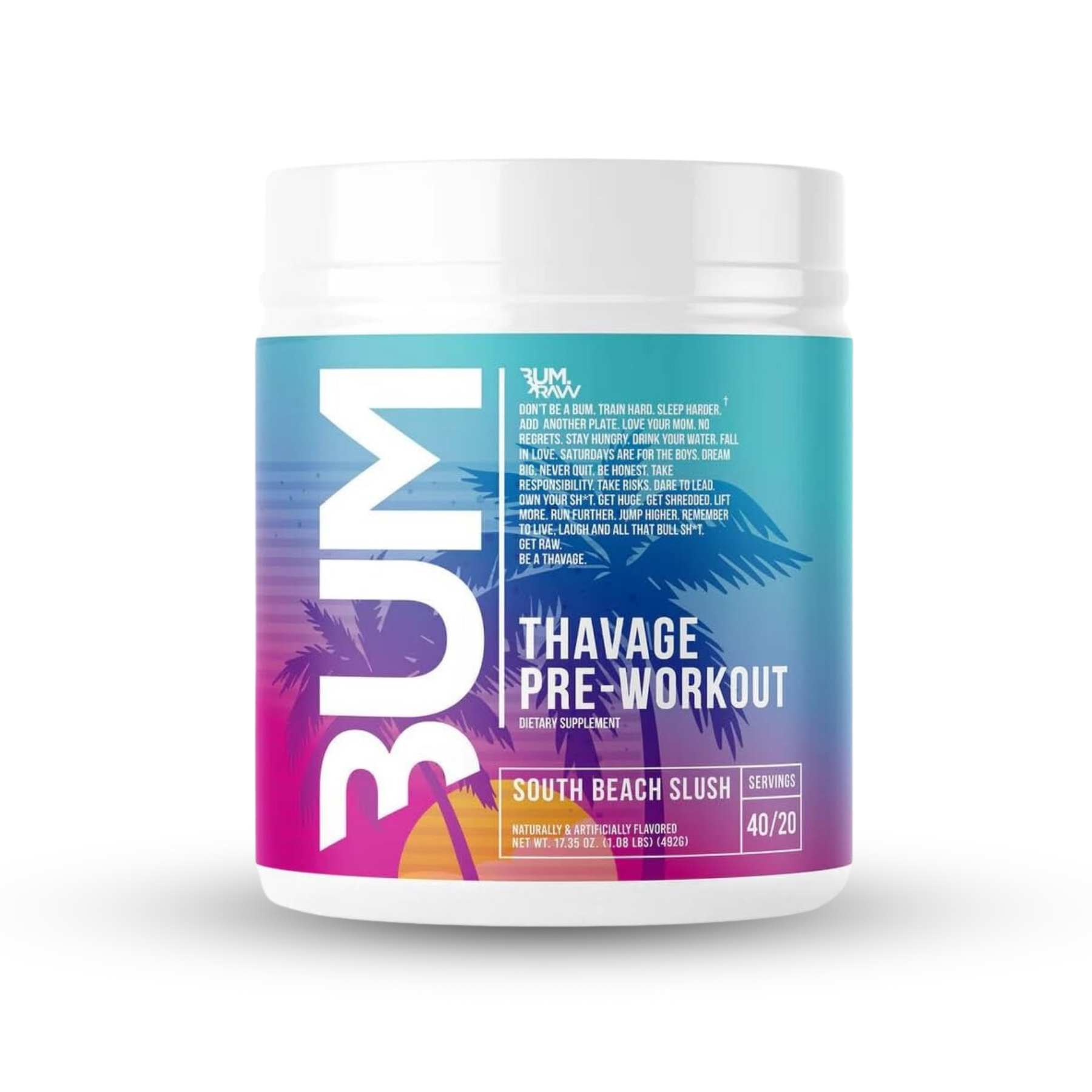 Cbum - Raw Thavage - Pre entreno - 40 serv