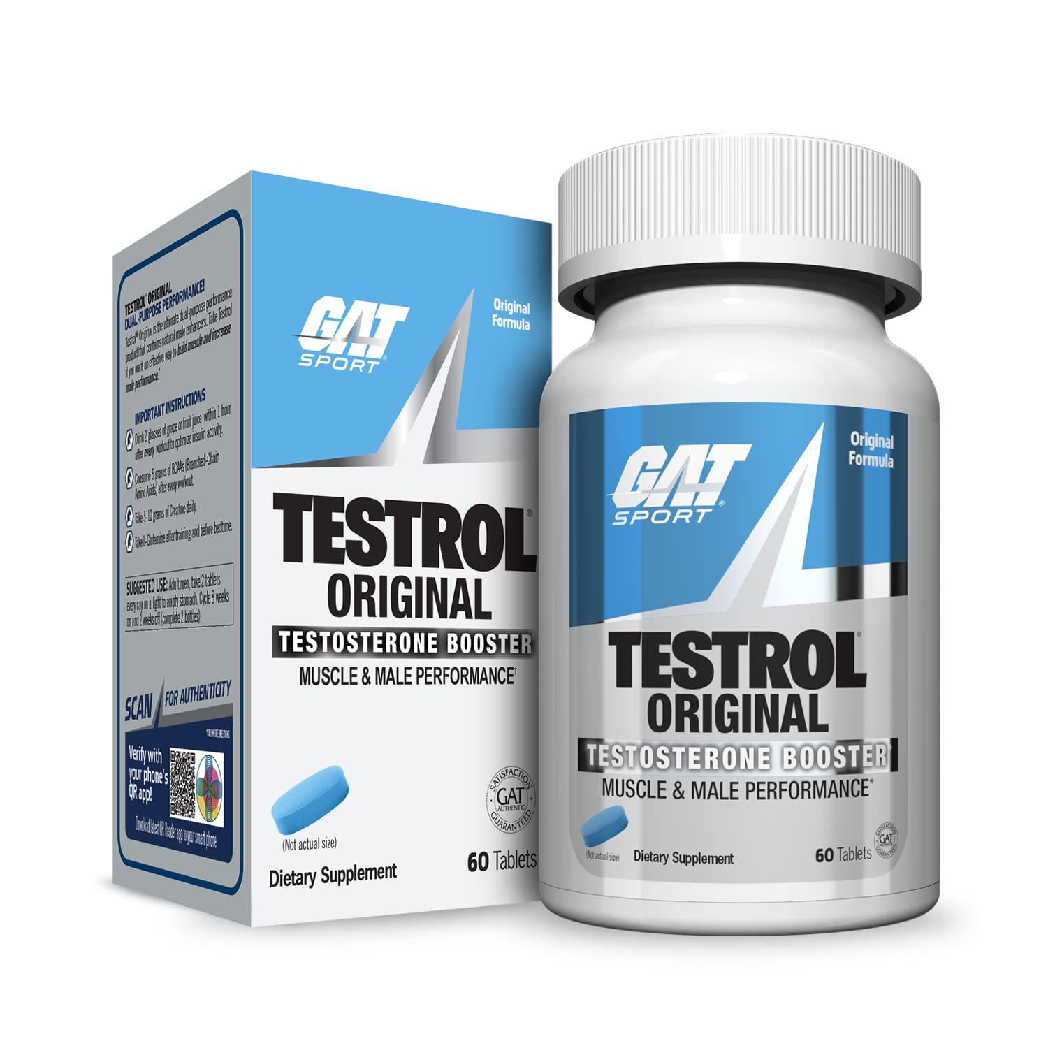 Gat - Testrol - 60 Tabs